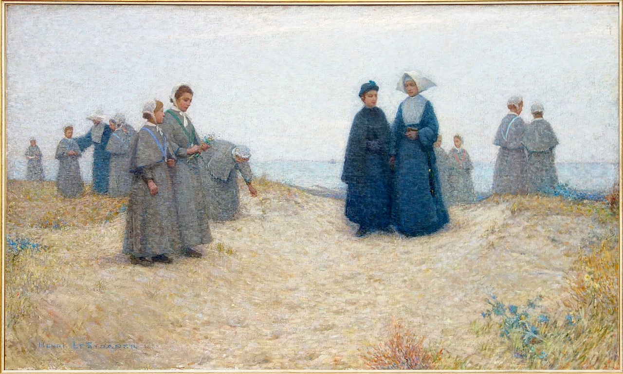 Henri Le Sidaner - 167, La passeggiata degli orfani, Berck, Museo delle belle arti di Dunkerque